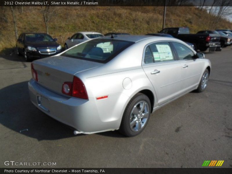Silver Ice Metallic / Titanium 2012 Chevrolet Malibu LT