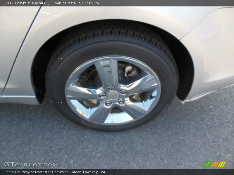 Silver Ice Metallic / Titanium 2012 Chevrolet Malibu LT