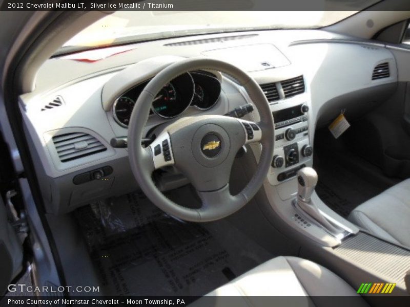 Silver Ice Metallic / Titanium 2012 Chevrolet Malibu LT