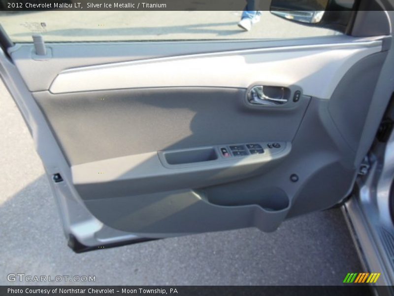 Silver Ice Metallic / Titanium 2012 Chevrolet Malibu LT