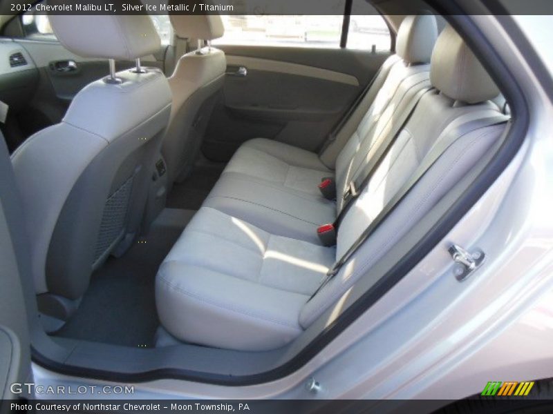 Silver Ice Metallic / Titanium 2012 Chevrolet Malibu LT