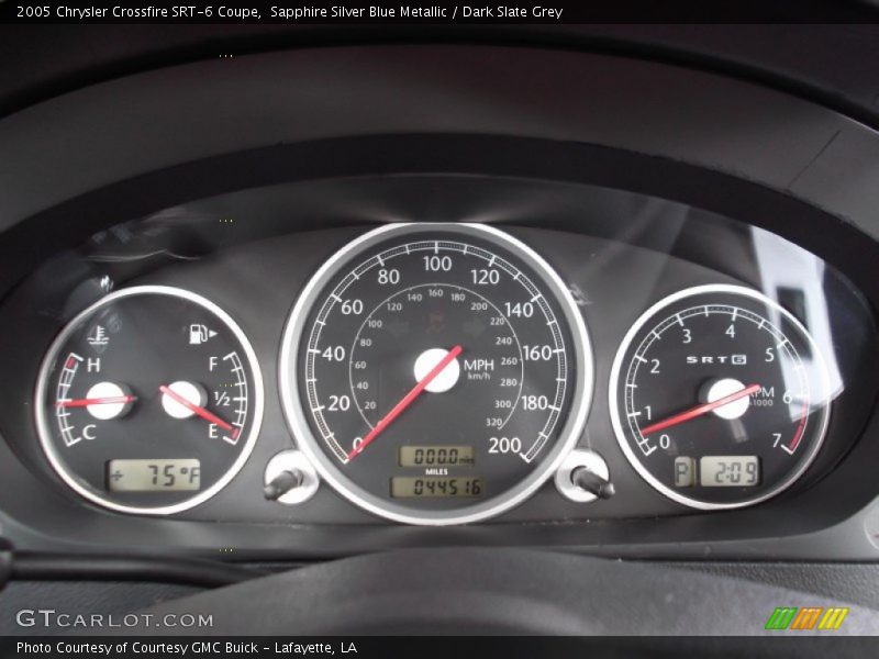  2005 Crossfire SRT-6 Coupe SRT-6 Coupe Gauges
