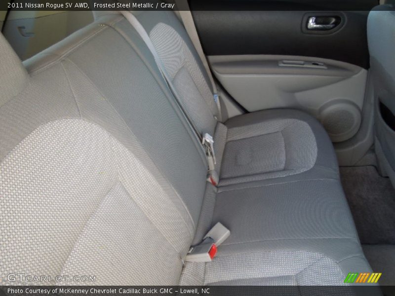 Frosted Steel Metallic / Gray 2011 Nissan Rogue SV AWD