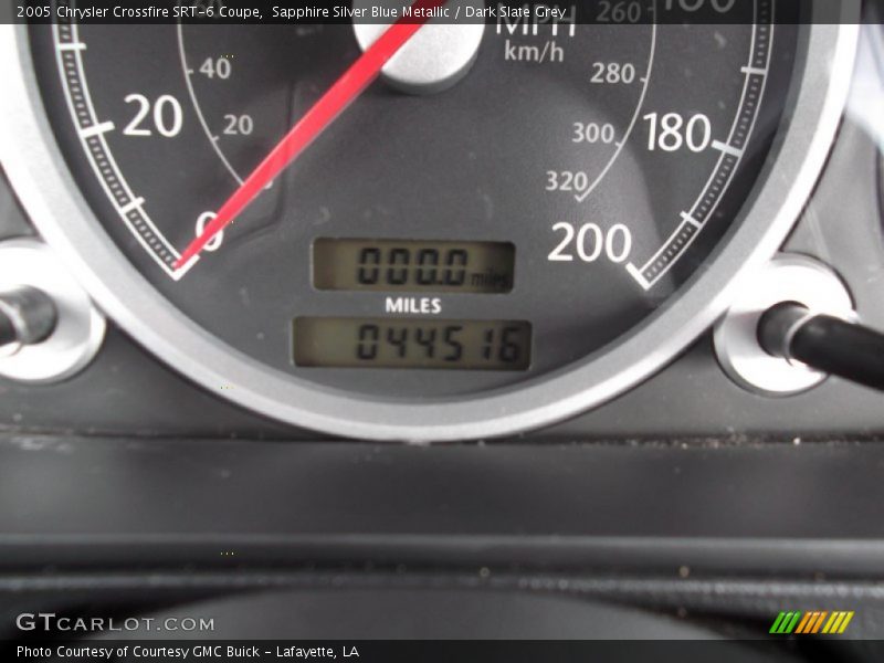 Sapphire Silver Blue Metallic / Dark Slate Grey 2005 Chrysler Crossfire SRT-6 Coupe