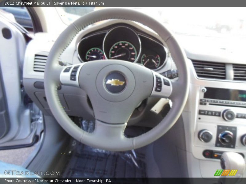 Silver Ice Metallic / Titanium 2012 Chevrolet Malibu LT