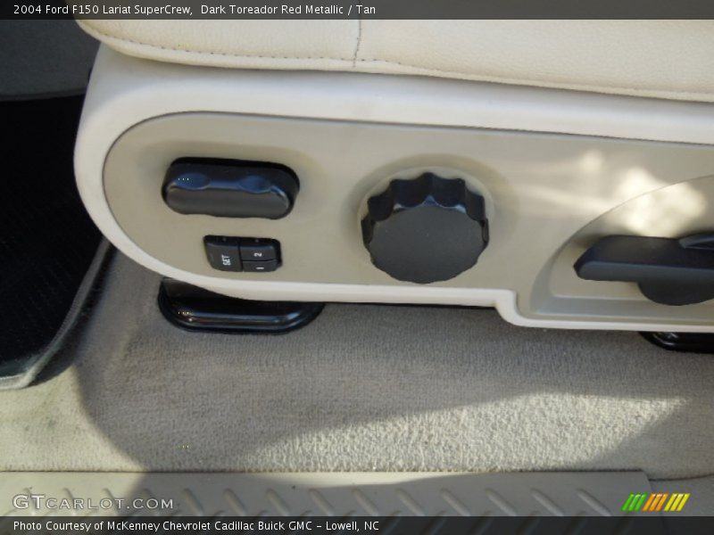 Dark Toreador Red Metallic / Tan 2004 Ford F150 Lariat SuperCrew