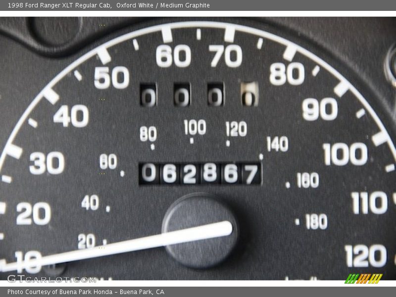 Oxford White / Medium Graphite 1998 Ford Ranger XLT Regular Cab