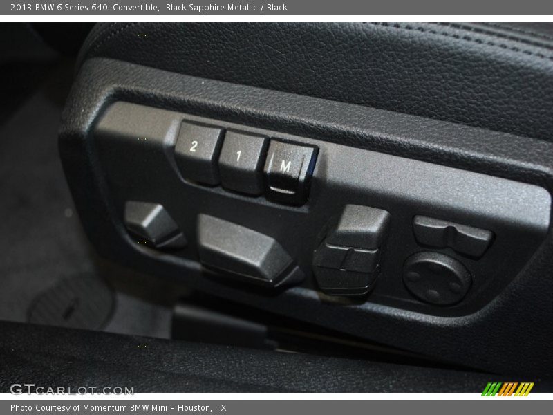 Controls of 2013 6 Series 640i Convertible