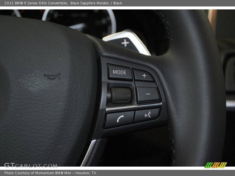 Controls of 2013 6 Series 640i Convertible