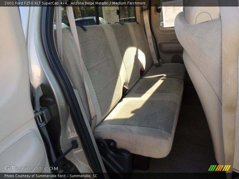 Arizona Beige Metallic / Medium Parchment 2001 Ford F150 XLT SuperCab 4x4