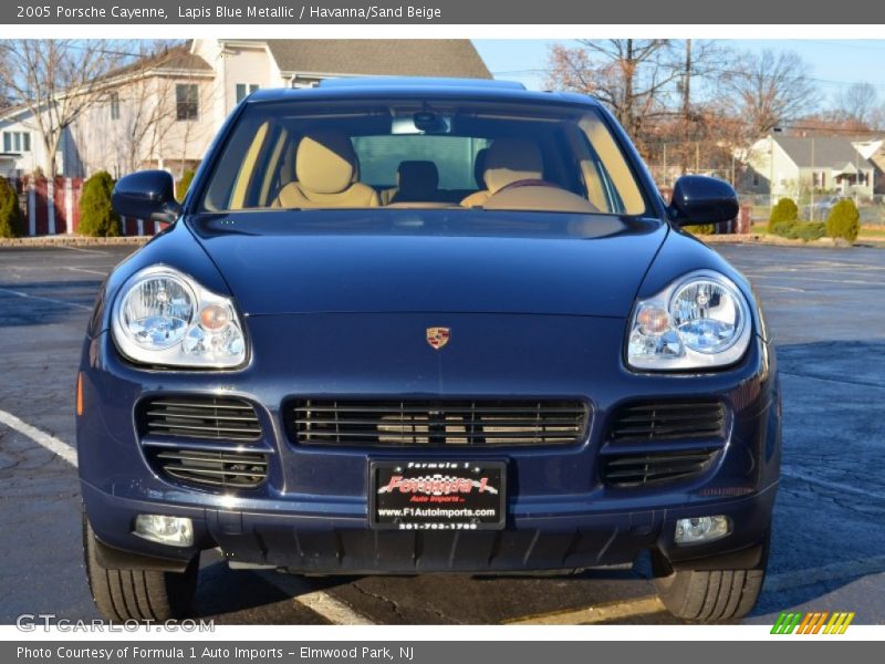 Lapis Blue Metallic / Havanna/Sand Beige 2005 Porsche Cayenne