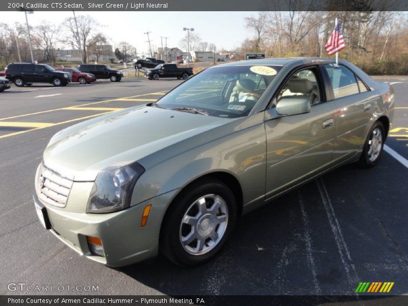 Silver Green / Light Neutral 2004 Cadillac CTS Sedan