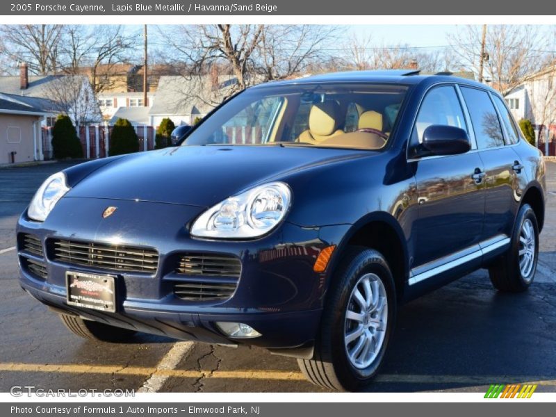 Lapis Blue Metallic / Havanna/Sand Beige 2005 Porsche Cayenne