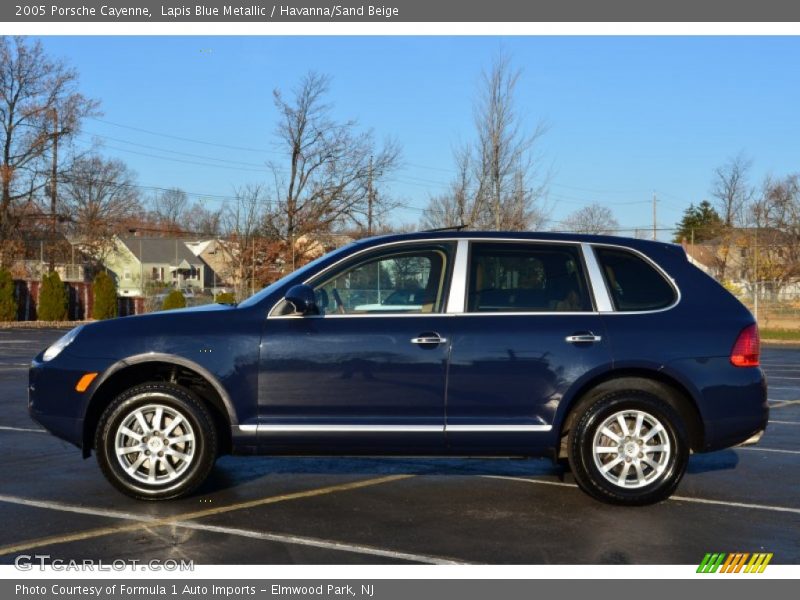 Lapis Blue Metallic / Havanna/Sand Beige 2005 Porsche Cayenne