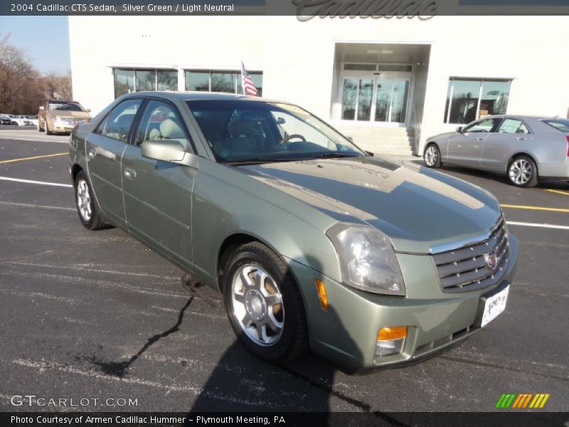 Silver Green / Light Neutral 2004 Cadillac CTS Sedan