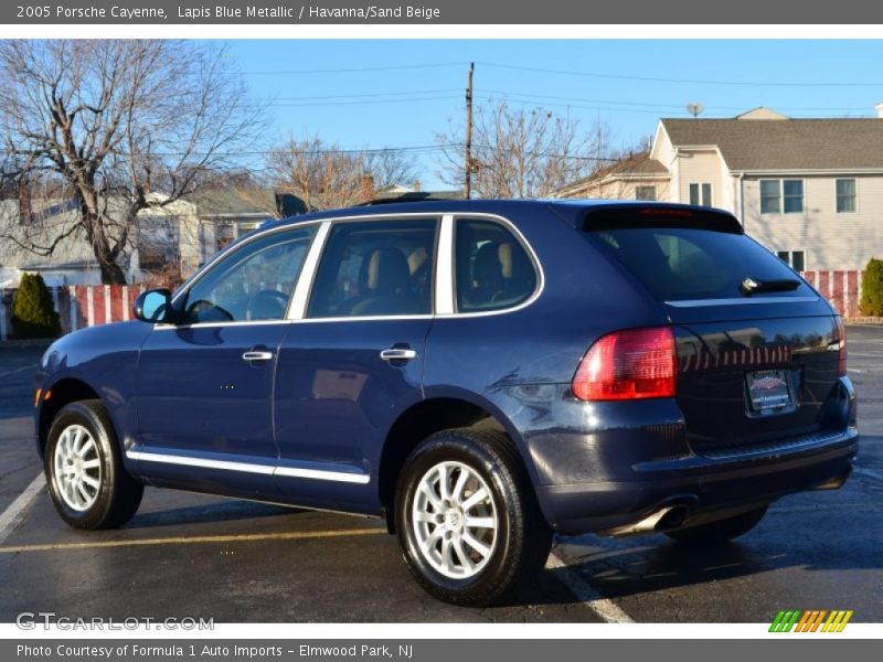 Lapis Blue Metallic / Havanna/Sand Beige 2005 Porsche Cayenne