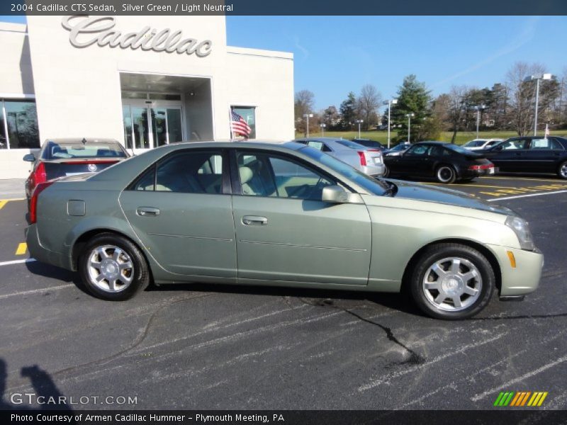 Silver Green / Light Neutral 2004 Cadillac CTS Sedan