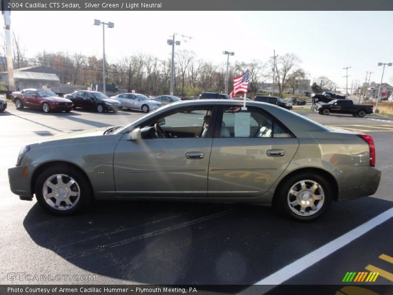Silver Green / Light Neutral 2004 Cadillac CTS Sedan