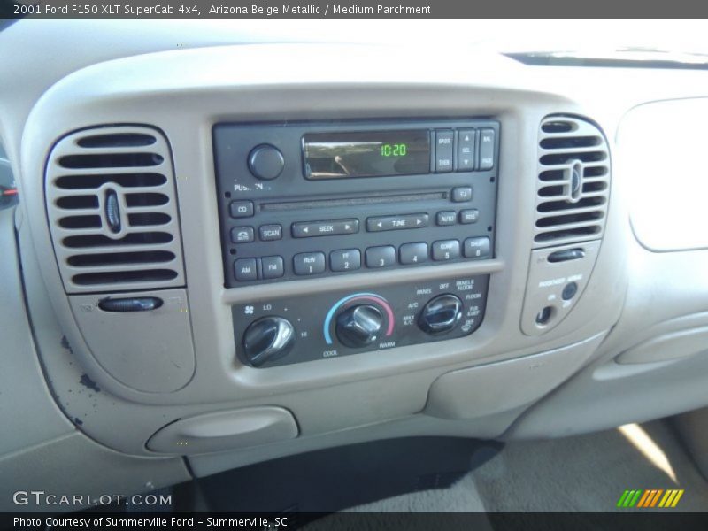 Arizona Beige Metallic / Medium Parchment 2001 Ford F150 XLT SuperCab 4x4