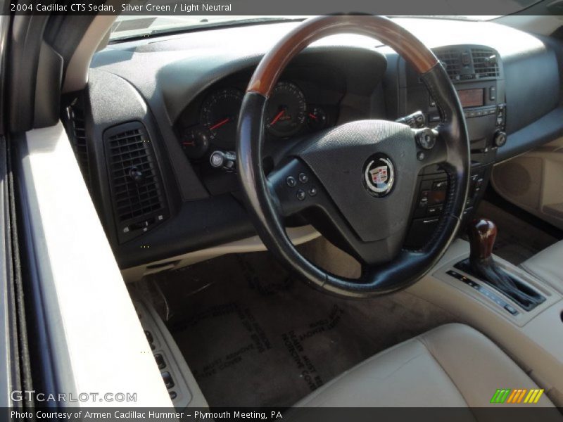 Silver Green / Light Neutral 2004 Cadillac CTS Sedan