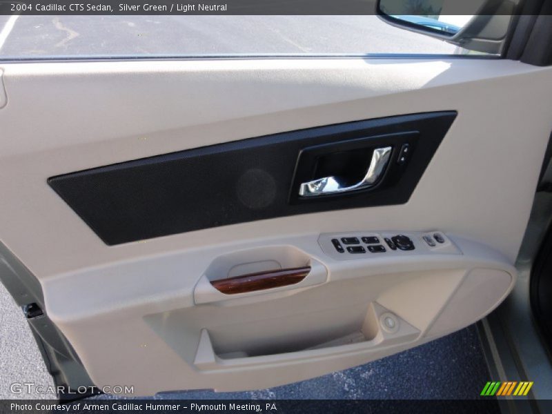 Silver Green / Light Neutral 2004 Cadillac CTS Sedan