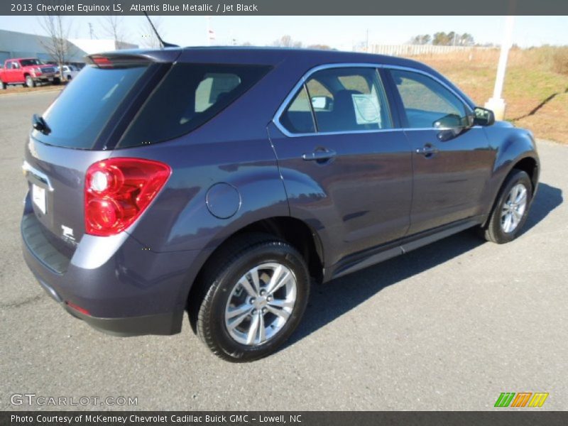 Atlantis Blue Metallic / Jet Black 2013 Chevrolet Equinox LS
