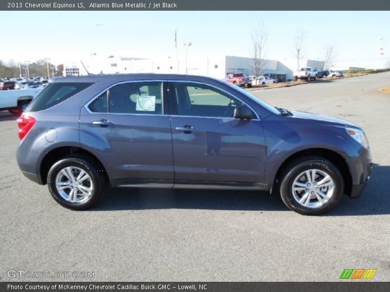 Atlantis Blue Metallic / Jet Black 2013 Chevrolet Equinox LS