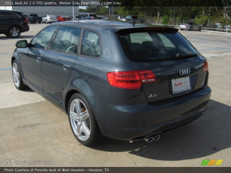 Meteor Gray Pearl Effect / Light Grey 2011 Audi A3 2.0 TFSI quattro