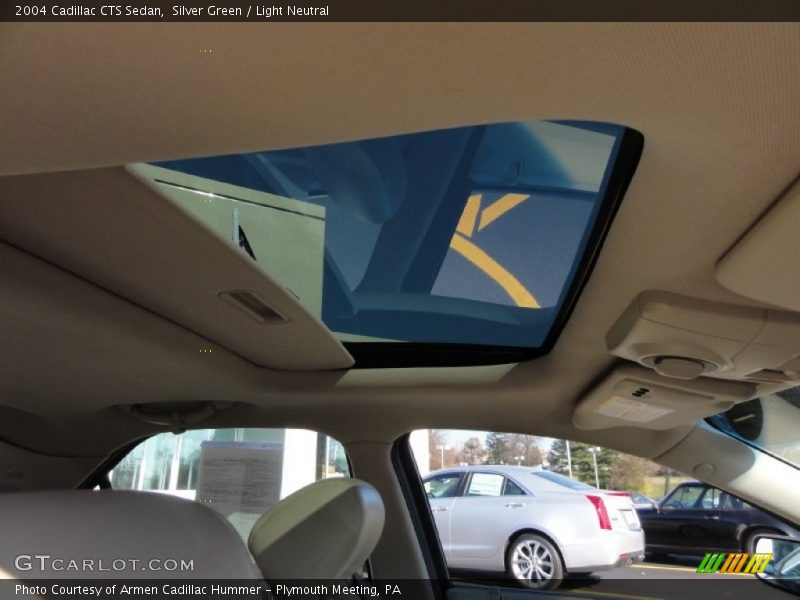 Silver Green / Light Neutral 2004 Cadillac CTS Sedan