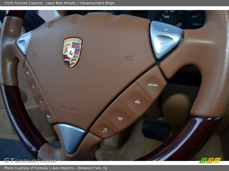 Lapis Blue Metallic / Havanna/Sand Beige 2005 Porsche Cayenne