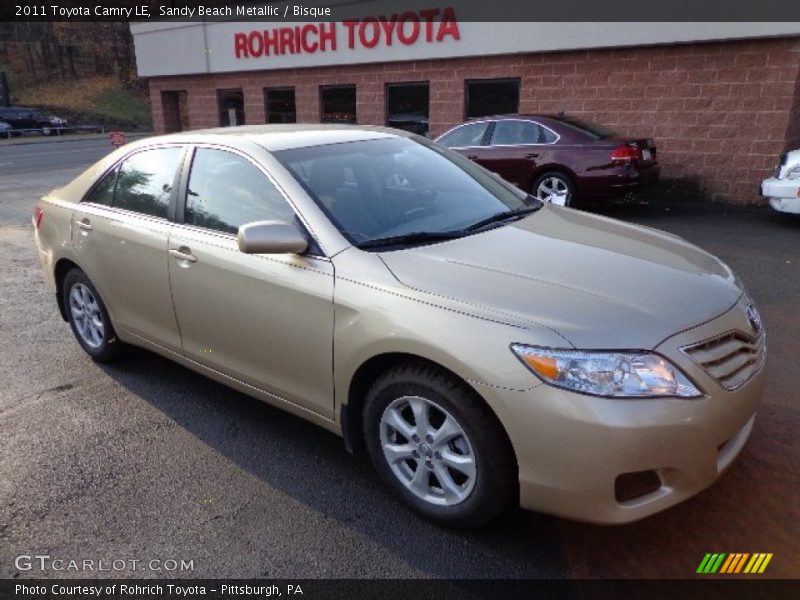 Sandy Beach Metallic / Bisque 2011 Toyota Camry LE