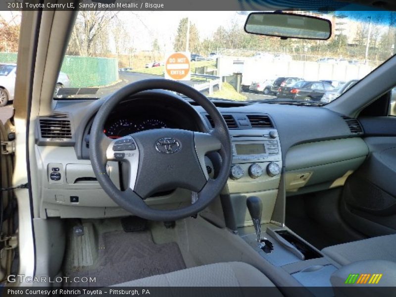 Sandy Beach Metallic / Bisque 2011 Toyota Camry LE