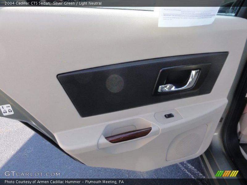 Silver Green / Light Neutral 2004 Cadillac CTS Sedan