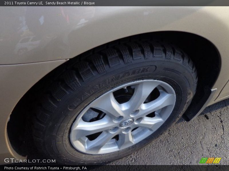 Sandy Beach Metallic / Bisque 2011 Toyota Camry LE