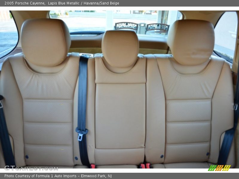 Rear Seat of 2005 Cayenne 