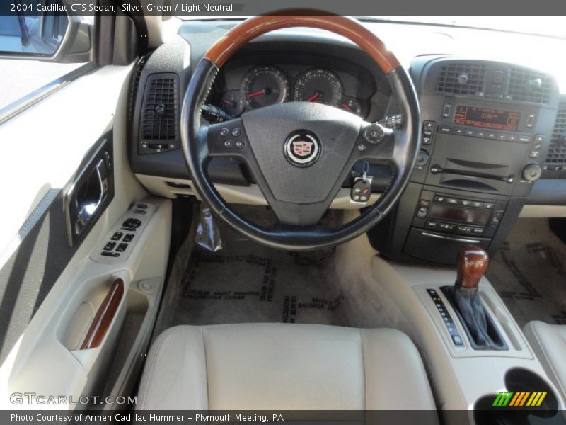 Silver Green / Light Neutral 2004 Cadillac CTS Sedan