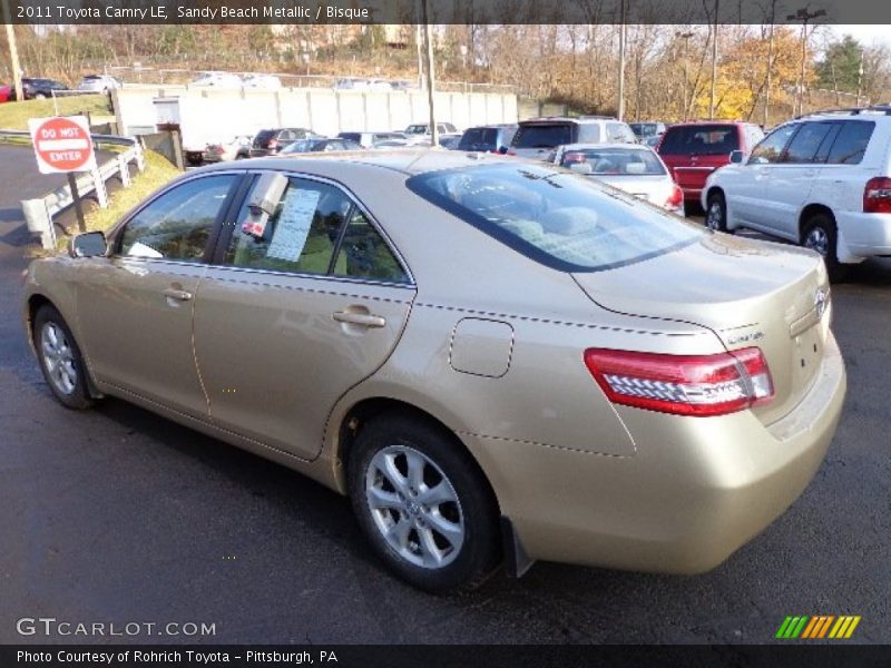Sandy Beach Metallic / Bisque 2011 Toyota Camry LE