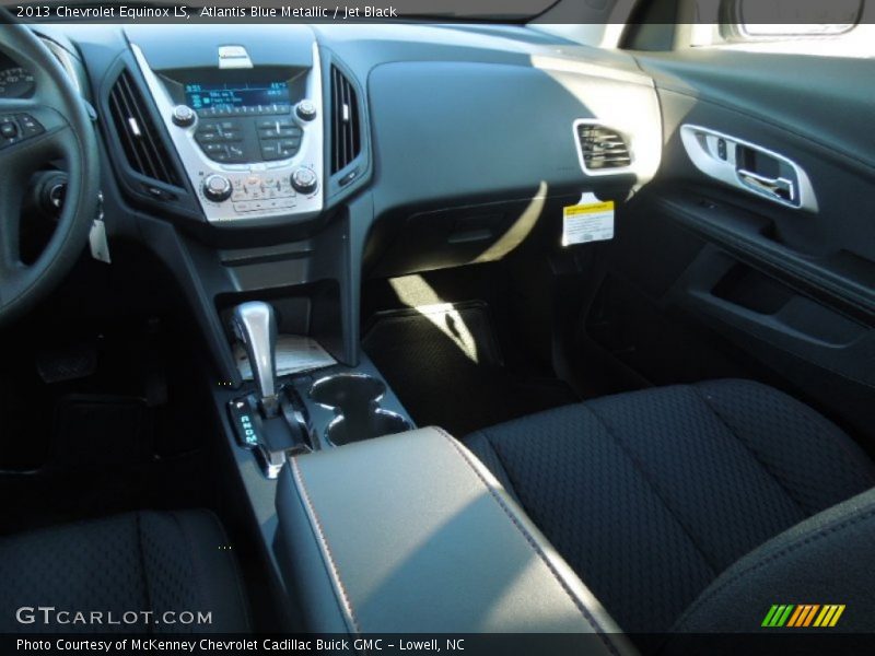 Atlantis Blue Metallic / Jet Black 2013 Chevrolet Equinox LS