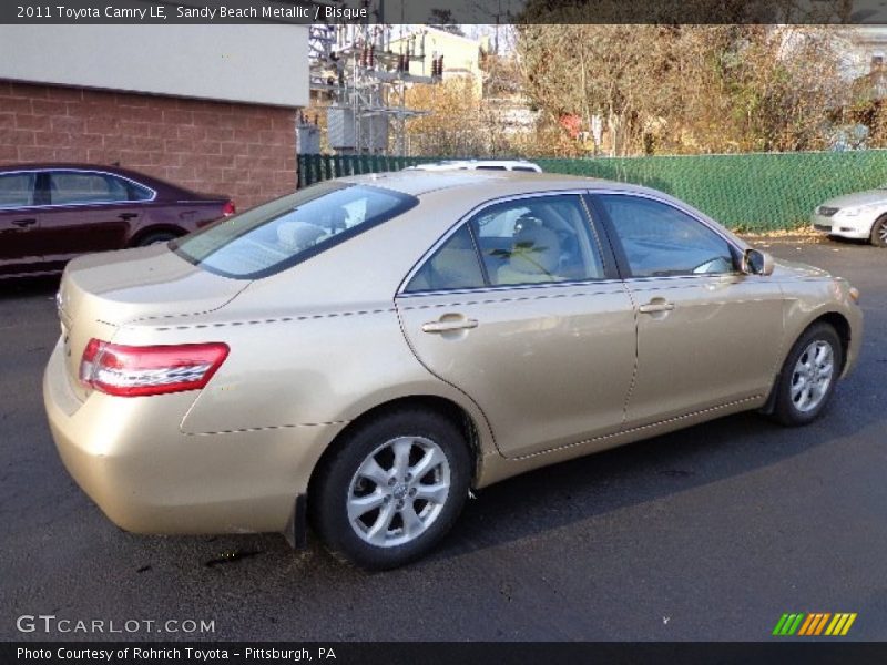 Sandy Beach Metallic / Bisque 2011 Toyota Camry LE