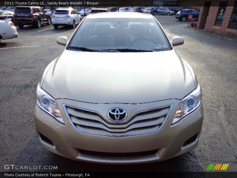 Sandy Beach Metallic / Bisque 2011 Toyota Camry LE