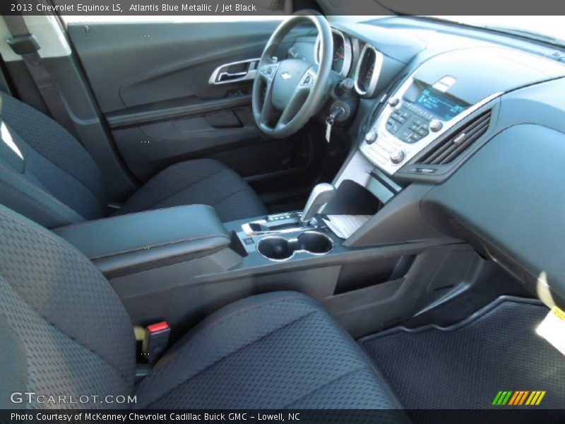 Atlantis Blue Metallic / Jet Black 2013 Chevrolet Equinox LS