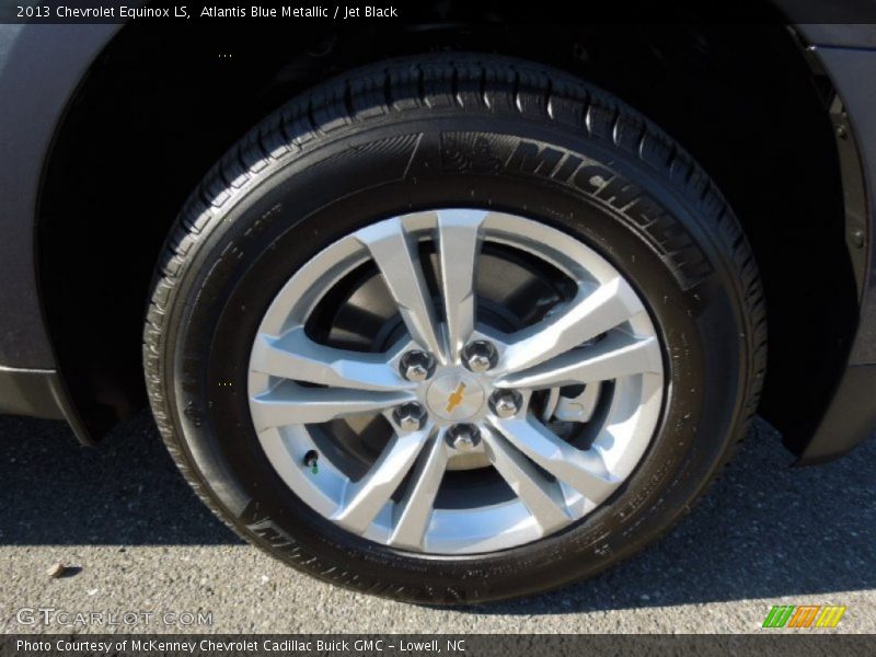 Atlantis Blue Metallic / Jet Black 2013 Chevrolet Equinox LS