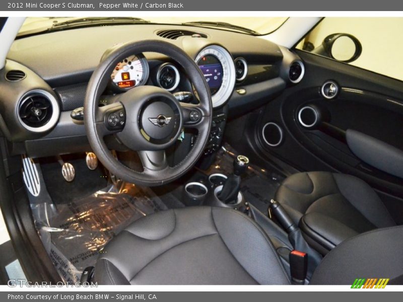 Pepper White / Carbon Black 2012 Mini Cooper S Clubman
