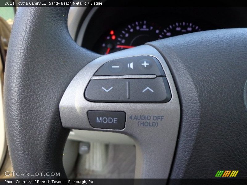 Sandy Beach Metallic / Bisque 2011 Toyota Camry LE