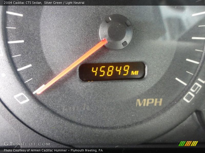Silver Green / Light Neutral 2004 Cadillac CTS Sedan