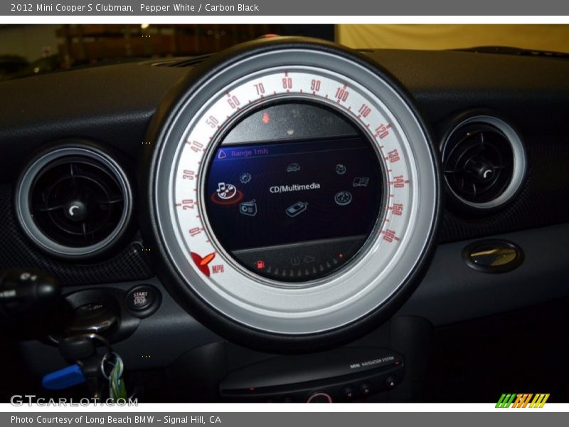 Pepper White / Carbon Black 2012 Mini Cooper S Clubman