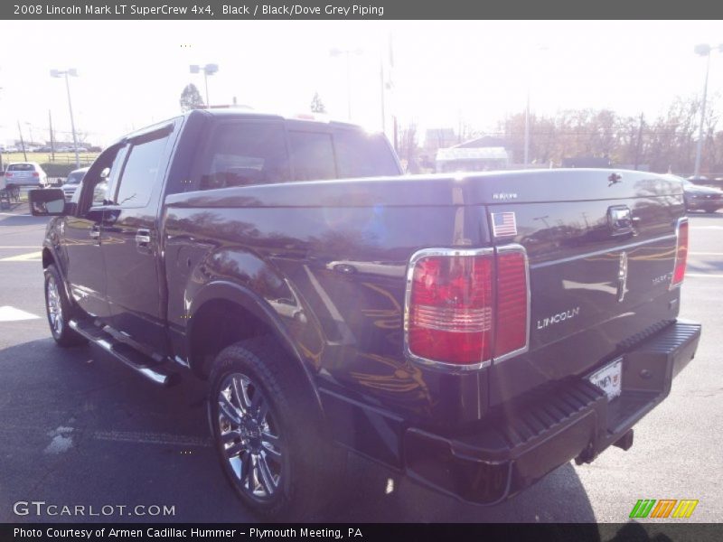 Black / Black/Dove Grey Piping 2008 Lincoln Mark LT SuperCrew 4x4