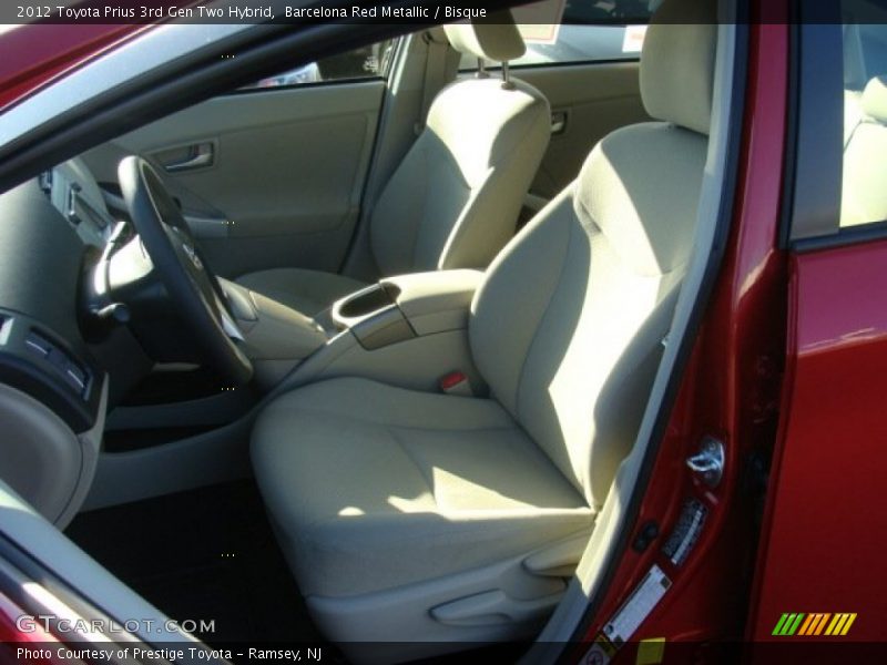 Barcelona Red Metallic / Bisque 2012 Toyota Prius 3rd Gen Two Hybrid