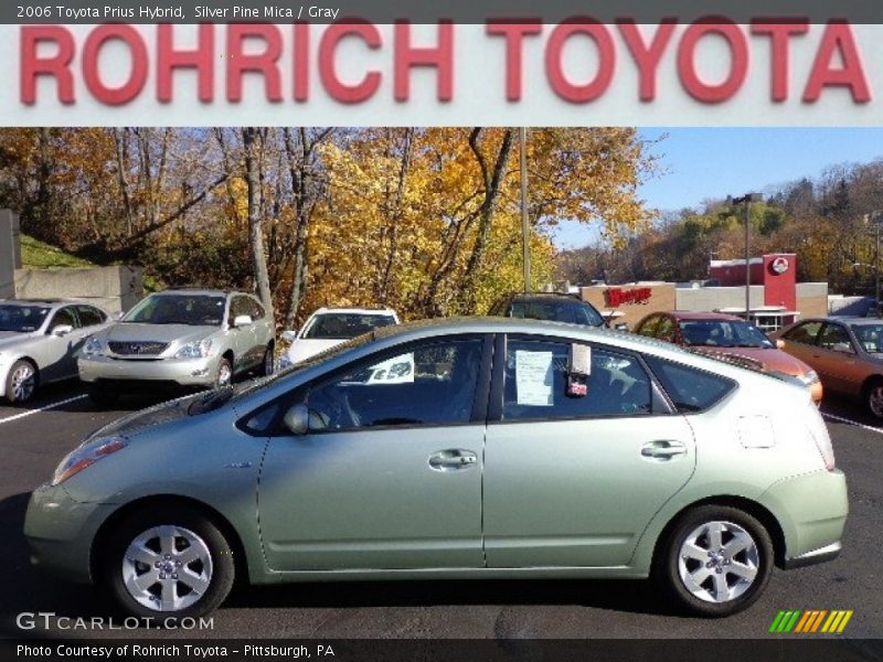 Silver Pine Mica / Gray 2006 Toyota Prius Hybrid