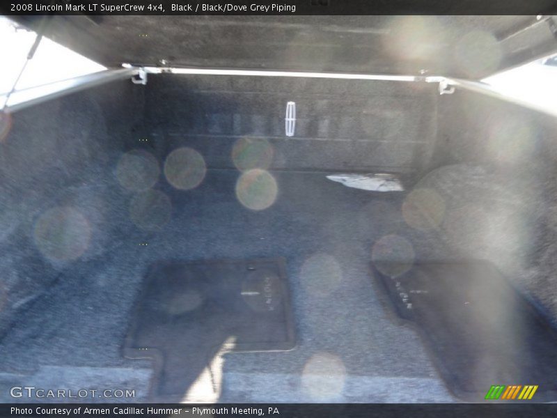 Black / Black/Dove Grey Piping 2008 Lincoln Mark LT SuperCrew 4x4